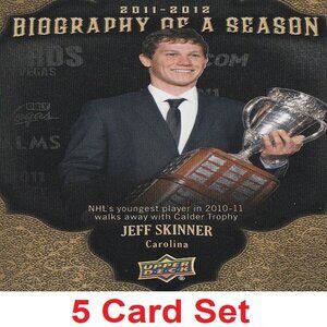 Jeff Skinner Hockey Card Collection